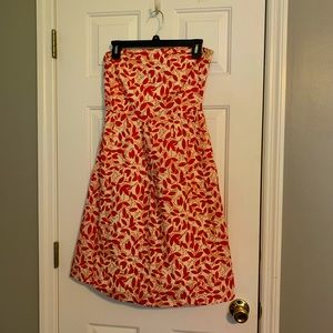 J. Crew strapless dress. Size 6.